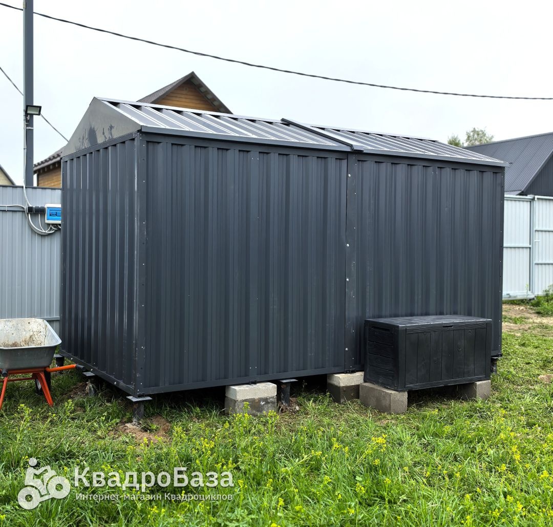 Гараж с Двускатной Крышей Стандартный SKOGGY 4м