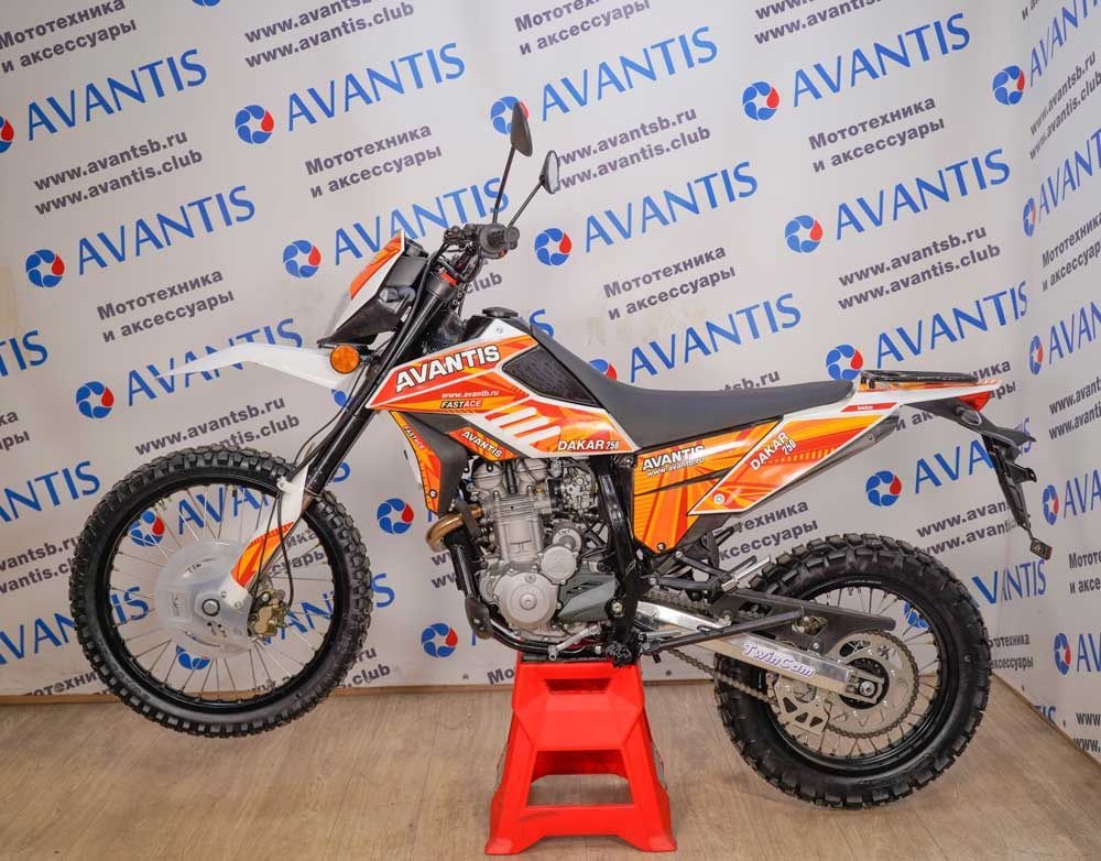 Мотоцикл Avantis Dakar 250 TwinCam с ПТС