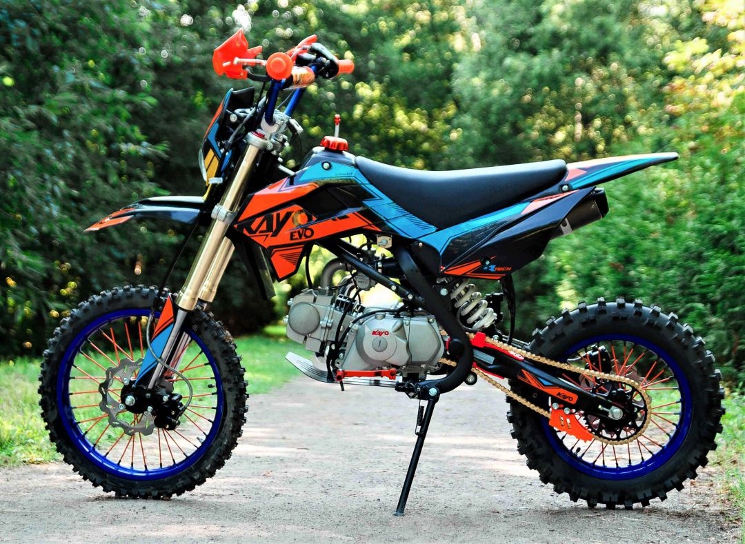 Авто питбайки. Kayo Evolution yx125em. Kayo Evolution yx125em 17/14 KRZ. Питбайк Kayo Evolution 125. Питбайк Кайо 125 Эволюшн 2020.