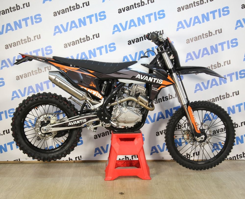 Мотоцикл Avantis Enduro 250 Carb (PR250/172FMM-5 DESIGN KT ЧЕРНЫЙ) KKE С ПТС