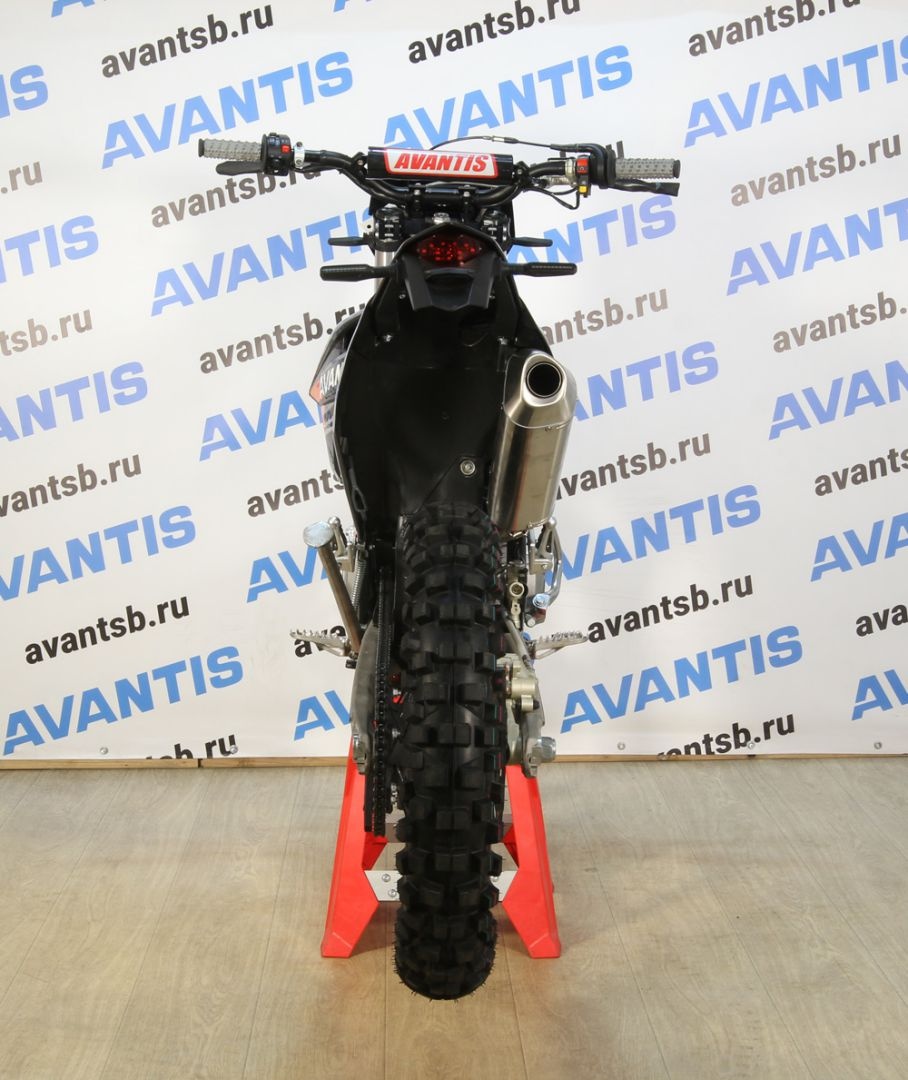 Мотоцикл Avantis Enduro 250 Carb (PR250/172FMM-5 DESIGN KT ЧЕРНЫЙ) KKE С ПТС
