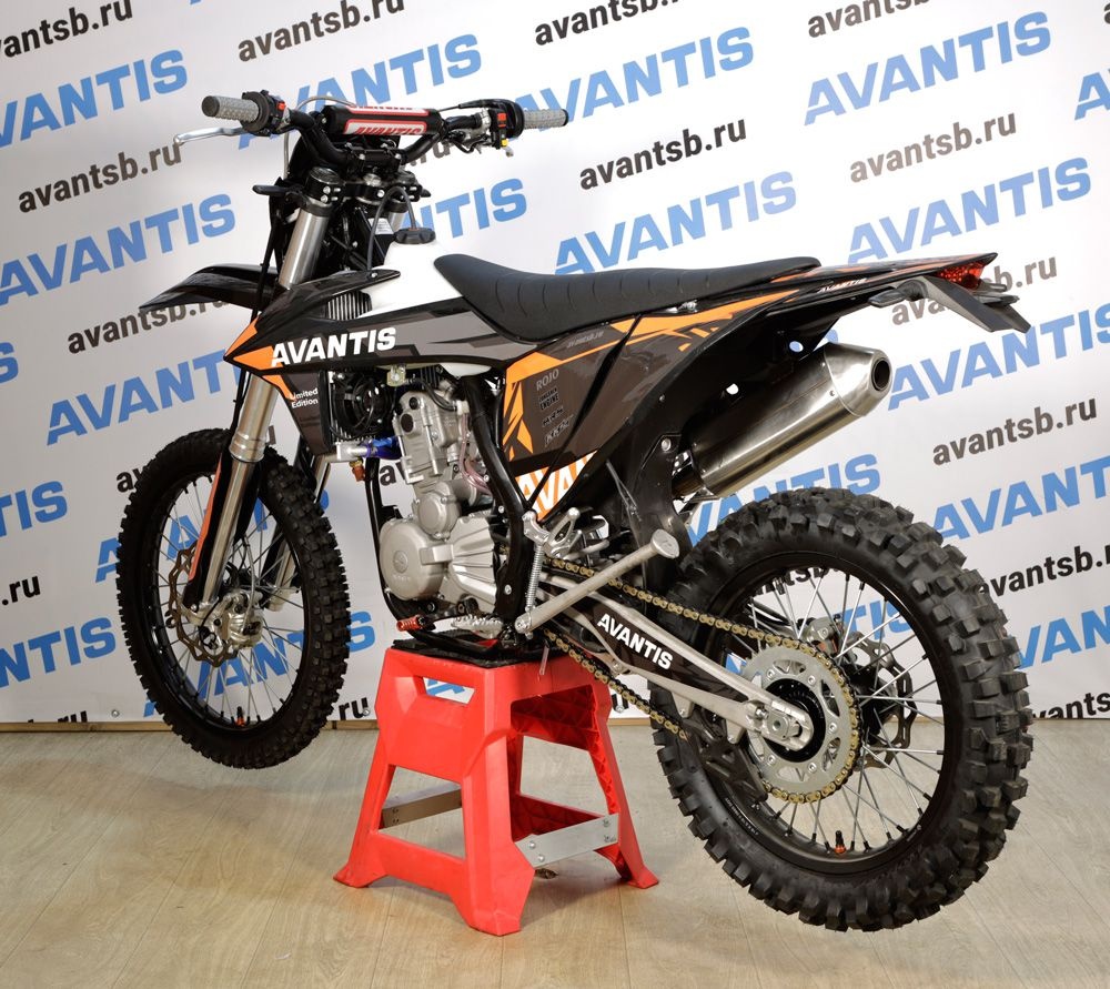 Мотоцикл Avantis Enduro 300 Carb (CBS300/174MN-3 Design KTM черный) KKE с ПТС