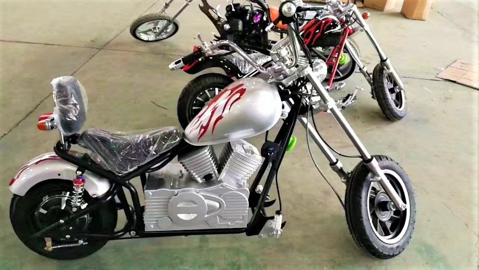 Электромотоцикл GreenCamel Чоппер C100 (60V 1000W R12)