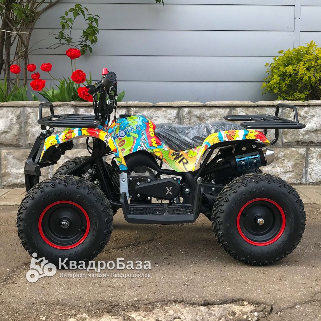 Детский бензиновый квадроцикл Motax ATV X-16 Big Wheel (механический стартер)