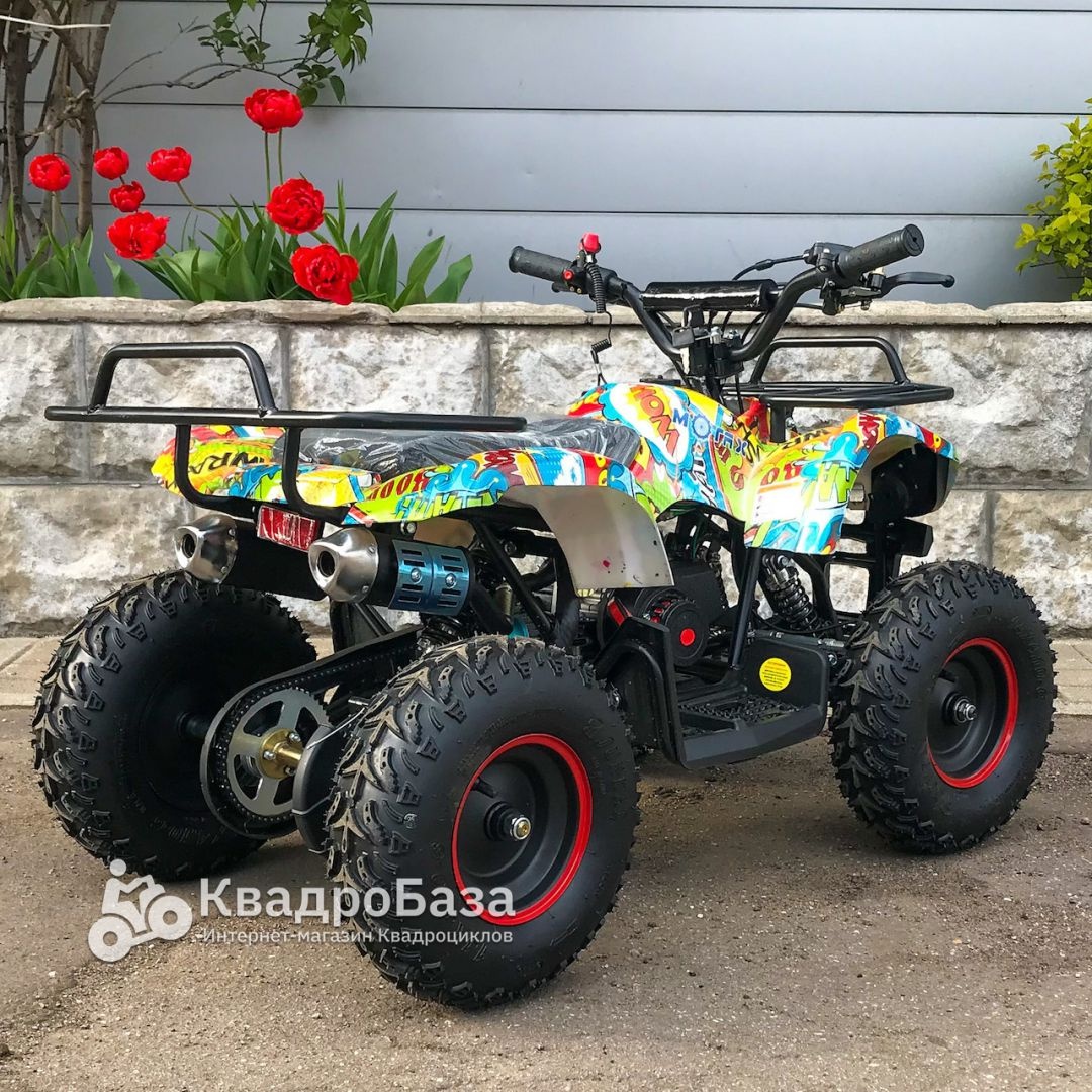 Детский бензиновый квадроцикл Motax ATV X-16 Big Wheel (механический стартер)