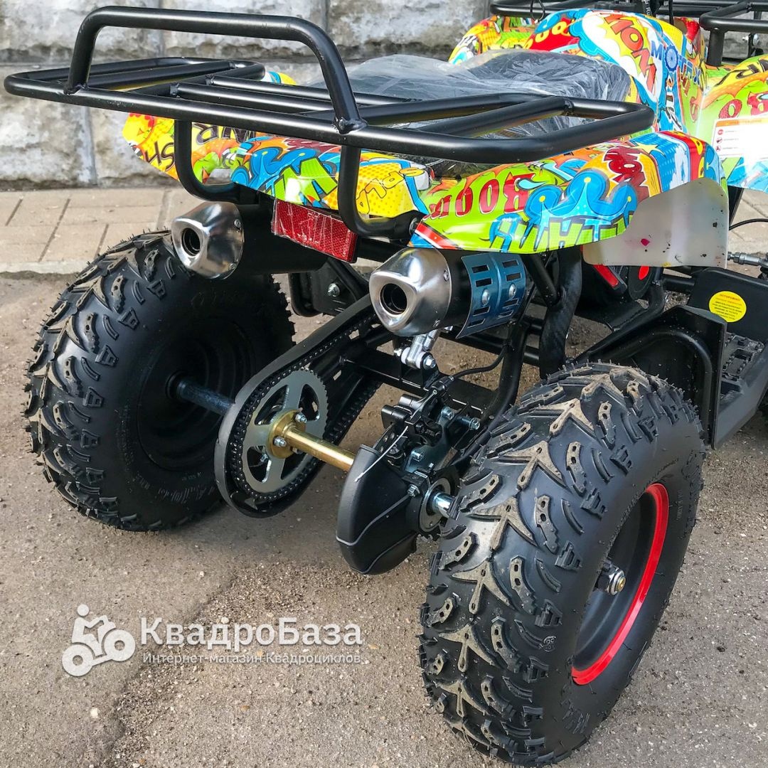 Детский бензиновый квадроцикл Motax ATV X-16 Big Wheel (механический стартер)