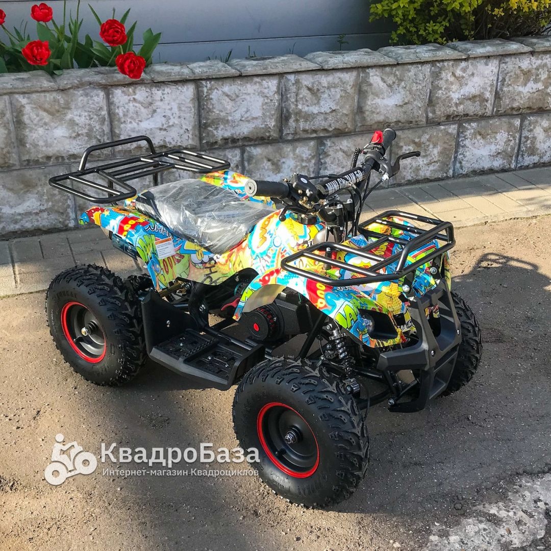 Детский бензиновый квадроцикл Motax ATV X-16 Big Wheel (механический стартер)
