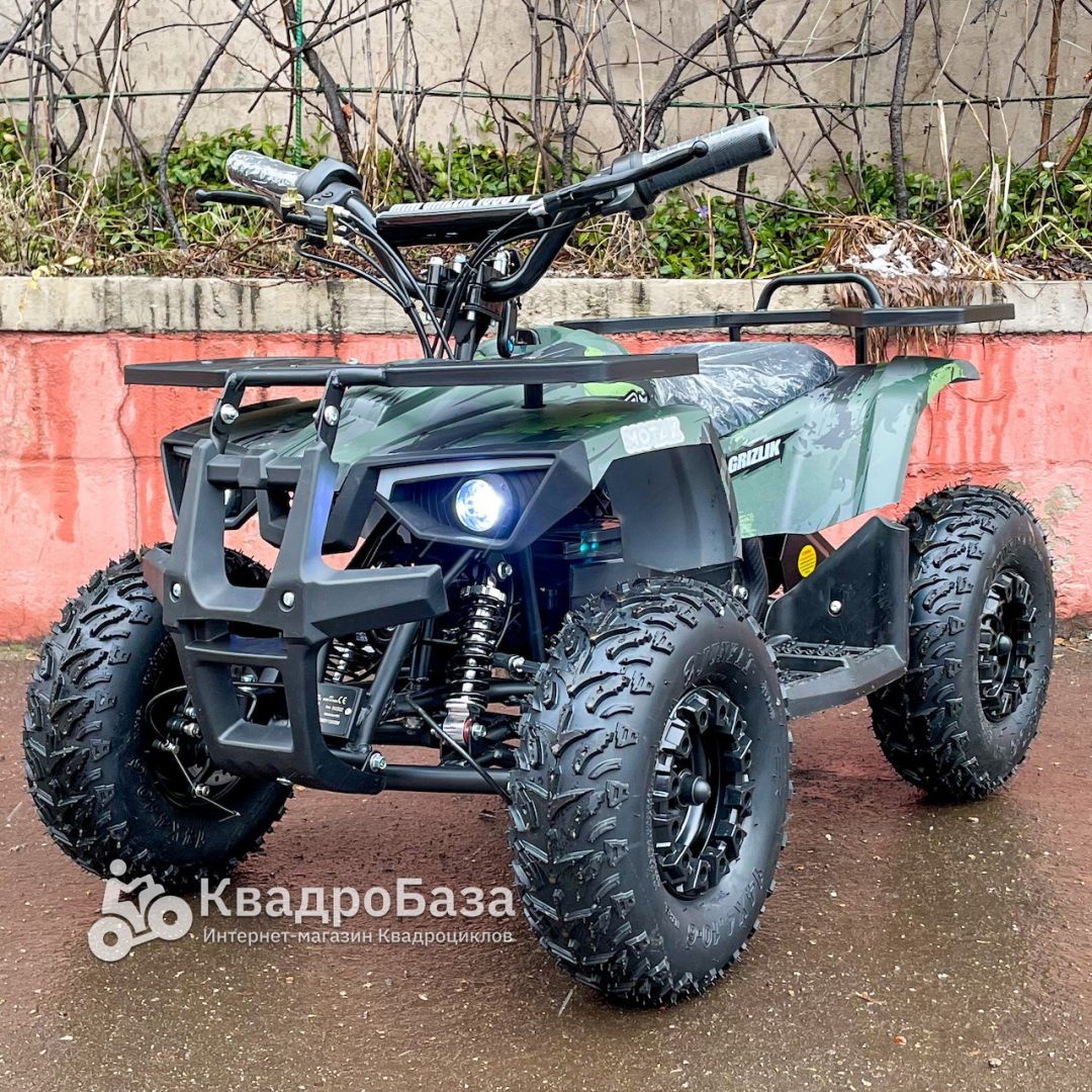 Детский электроквадроцикл Motax GRIZLIK MINI E1000 BW