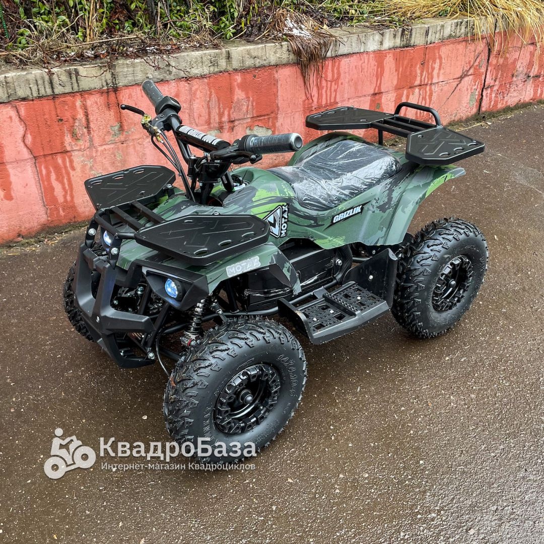 Детский электроквадроцикл Motax GRIZLIK MINI E1000 BW