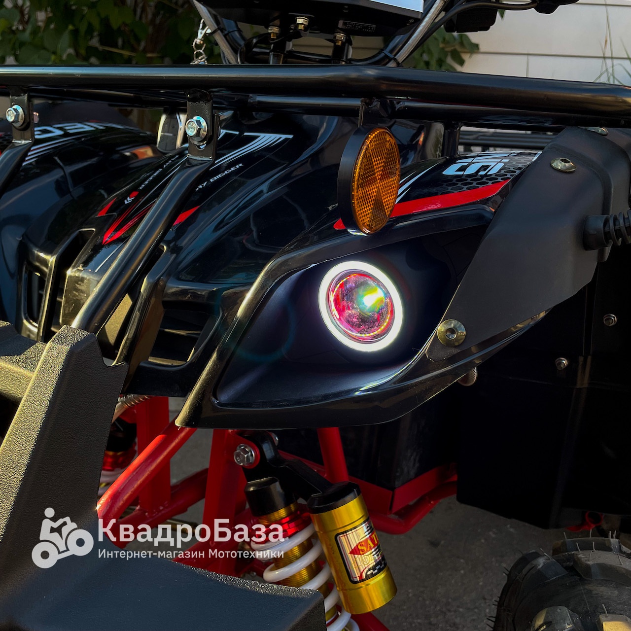 Электрический квадроцикл WHITE SIBERIA SNEG PRO 3000W