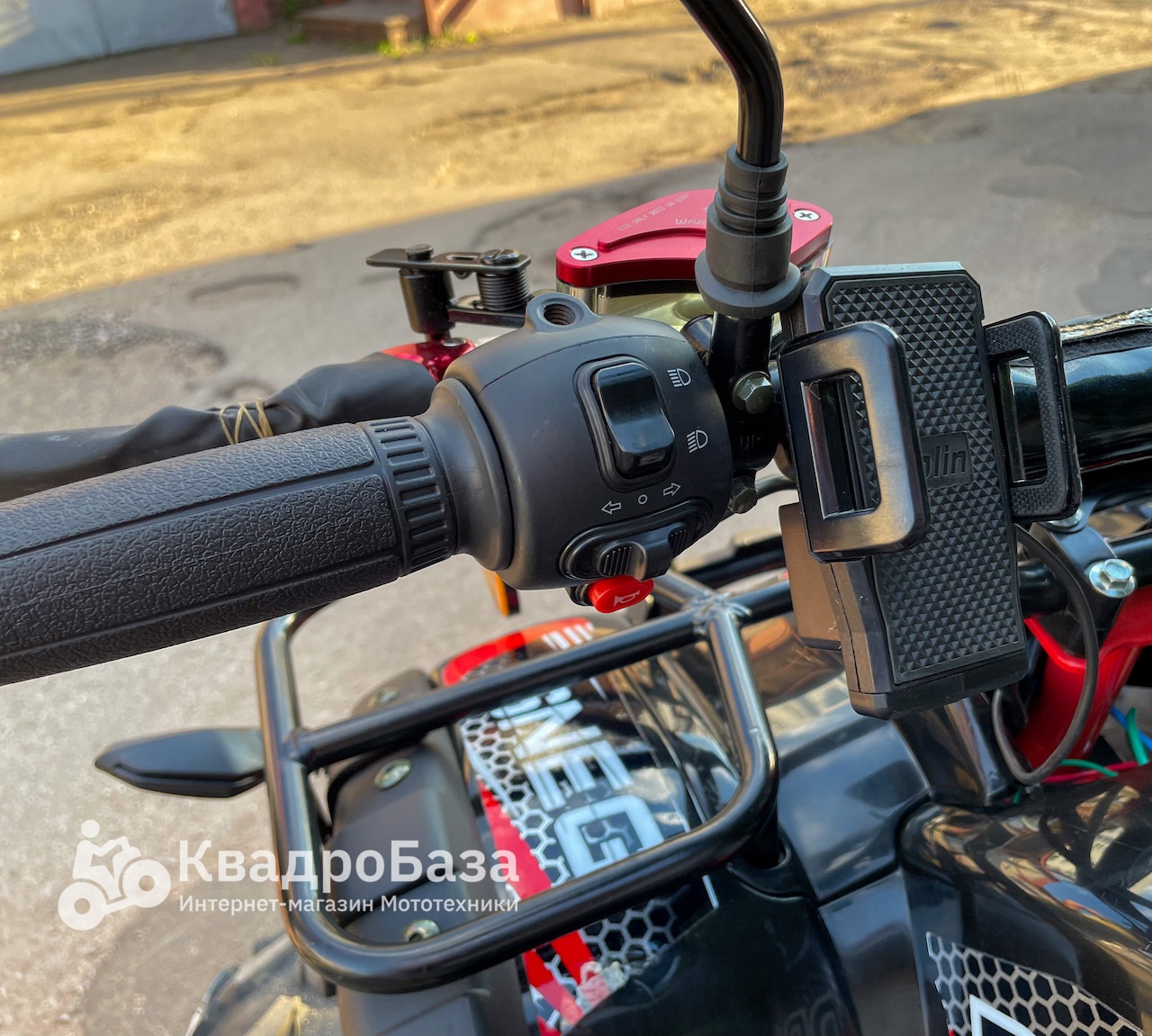 Электрический квадроцикл WHITE SIBERIA SNEG PRO 3000W