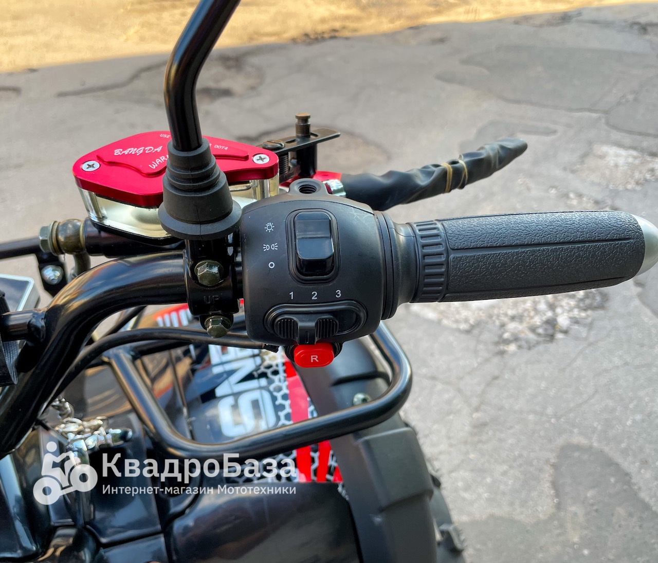 Электрический квадроцикл WHITE SIBERIA SNEG PRO 3000W