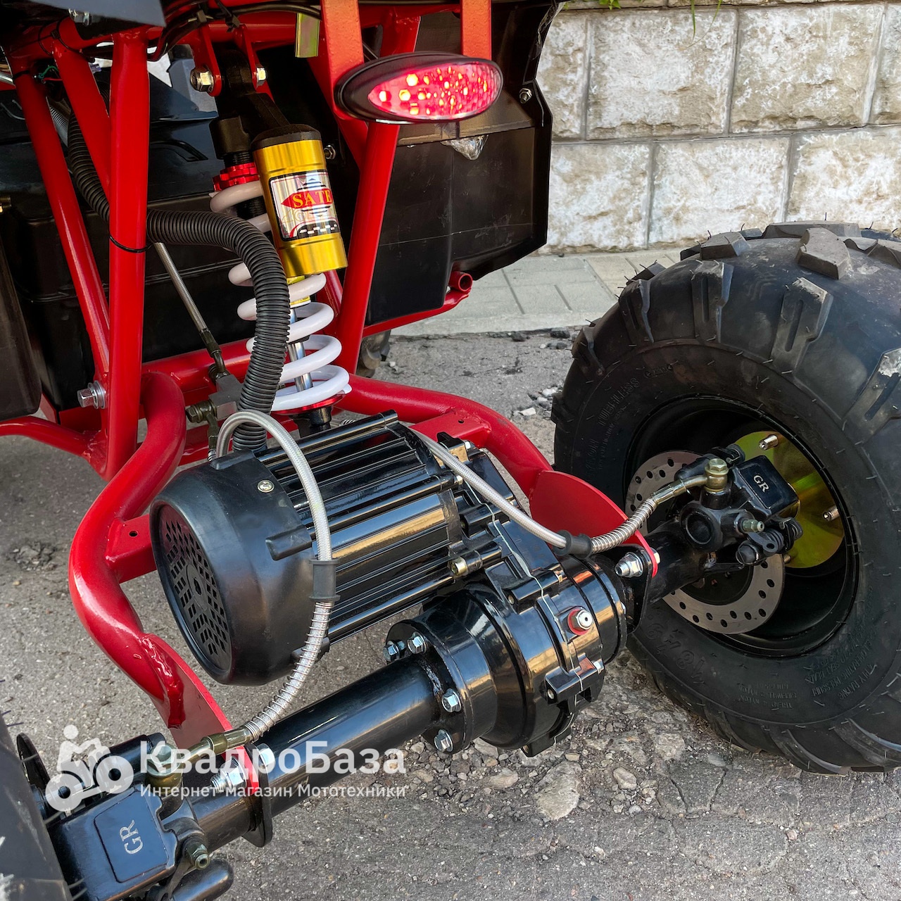 Электрический квадроцикл WHITE SIBERIA SNEG PRO 3000W