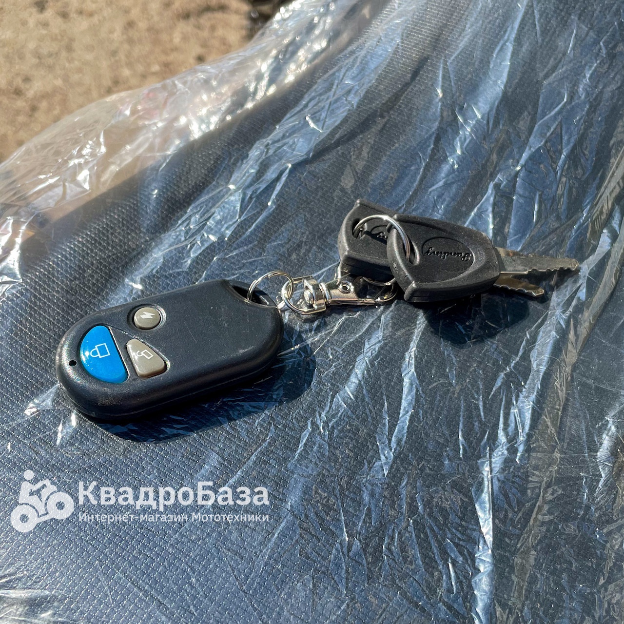 Детский бензиновый квадроцикл MOTAX GRIZLIK MINI ES BW