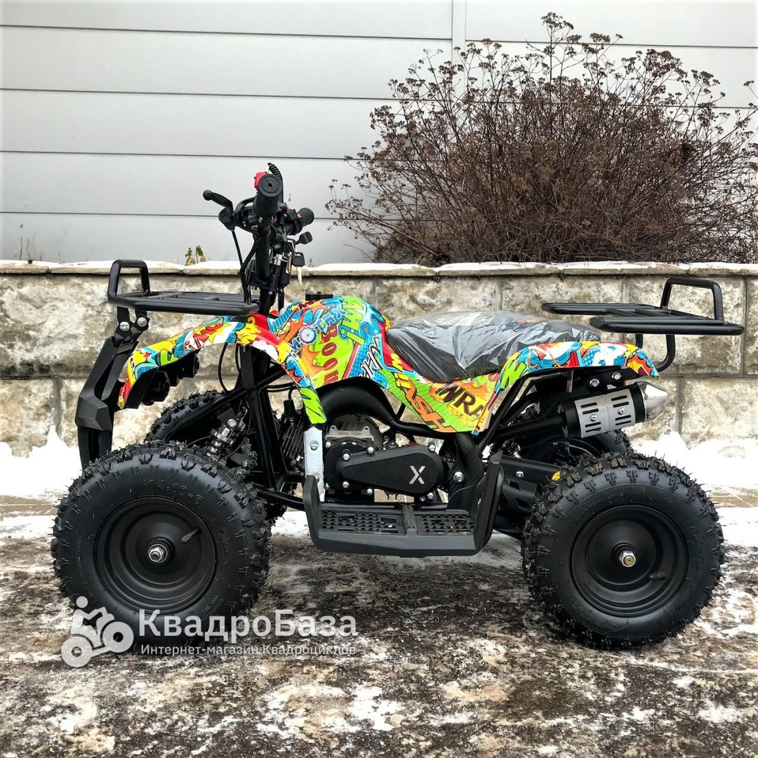Детский бензиновый квадроцикл Motax ATV Х-16 (механический стартер)