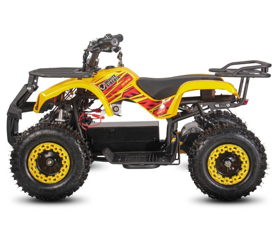 Электрический квадроцикл WHITE SIBERIA SNEG MINI
