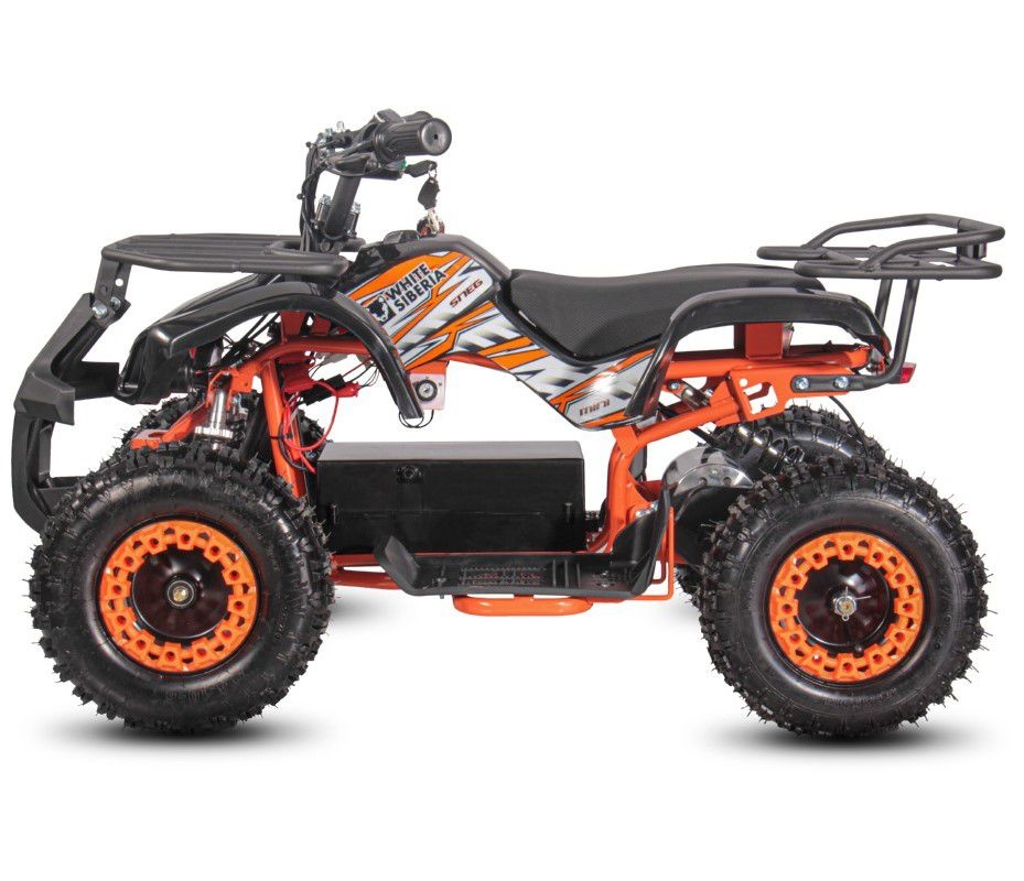 Электрический квадроцикл WHITE SIBERIA SNEG MINI