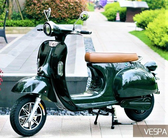 Электроскутер GreenCamel Веспа (72V 3000W R12)