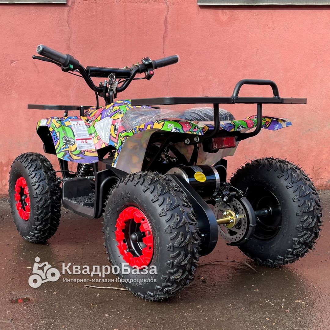 Детский электроквадроцикл Motax GRIZLIK MINI E1000 BW