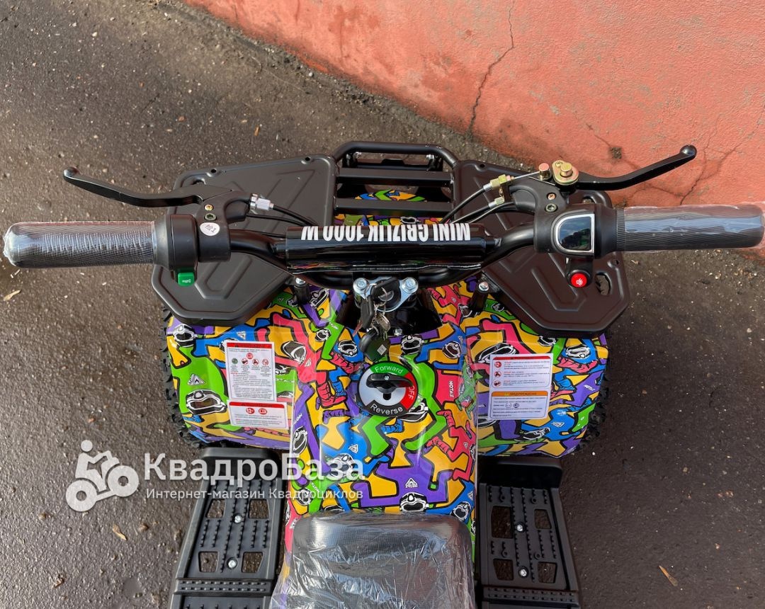 Детский электроквадроцикл Motax GRIZLIK MINI E1000 BW