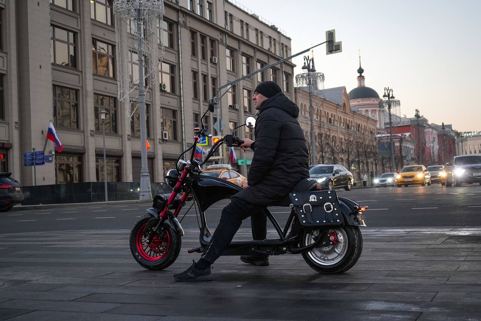 Электромотоцикл WHITE SIBERIA WILD WHEEL 3950W