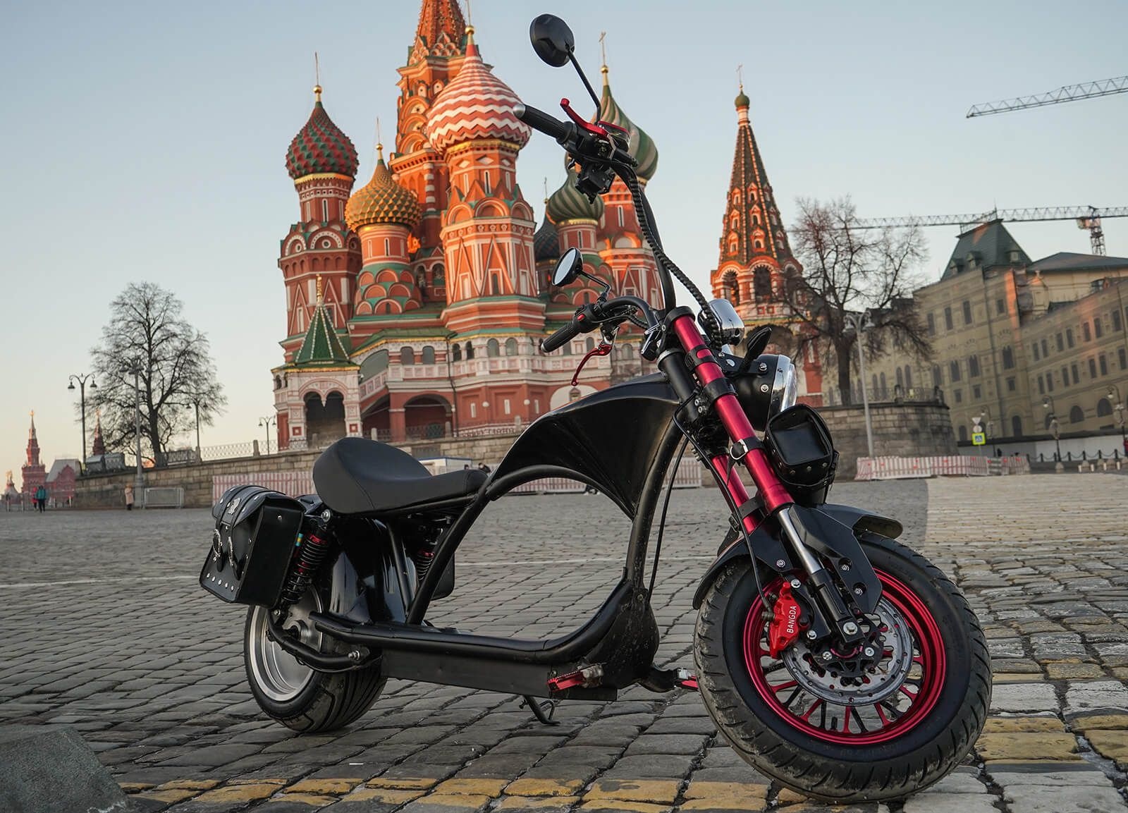 Электромотоцикл WHITE SIBERIA WILD WHEEL 3950W