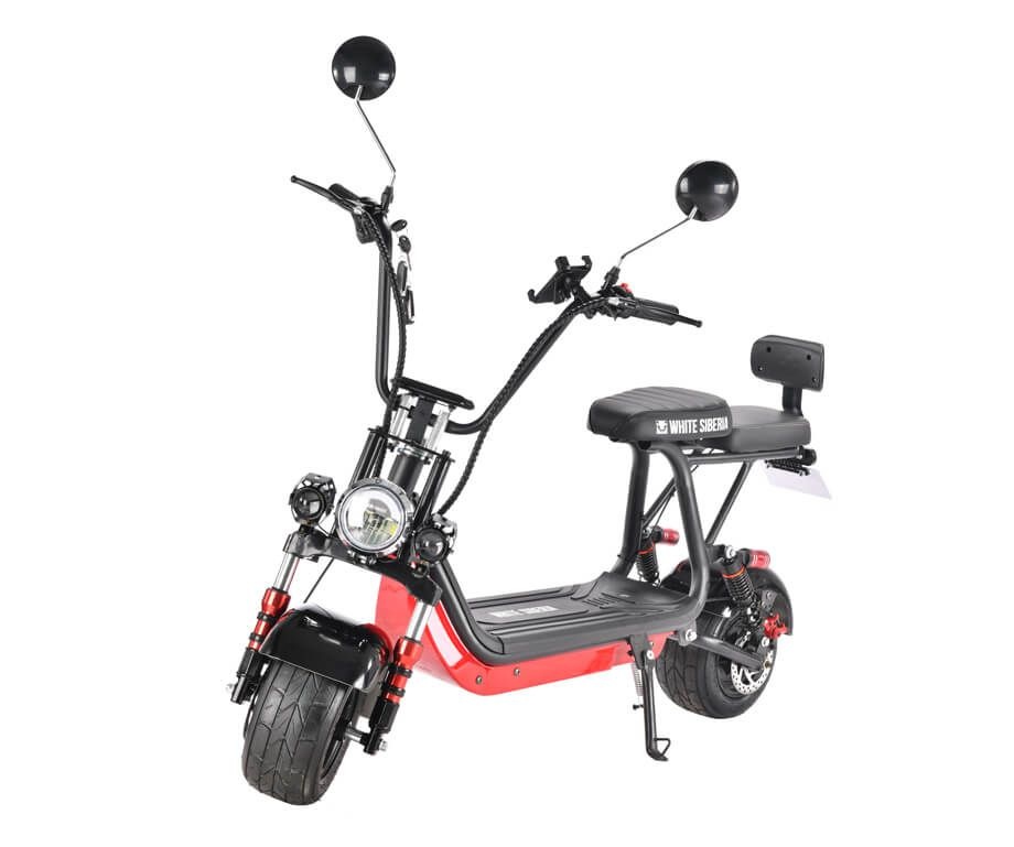 Электроскутер WHITE SIBERIA MINI R 1200W