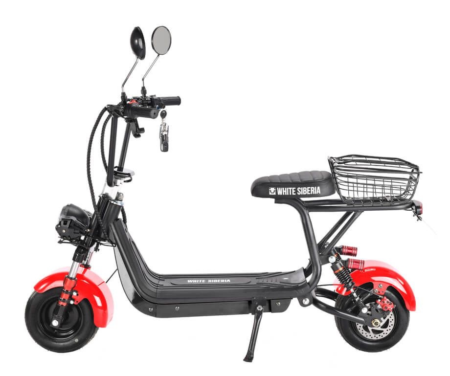 Электроскутер WHITE SIBERIA MINI R 1200W