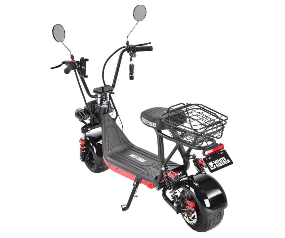 Электроскутер WHITE SIBERIA MINI R 1200W