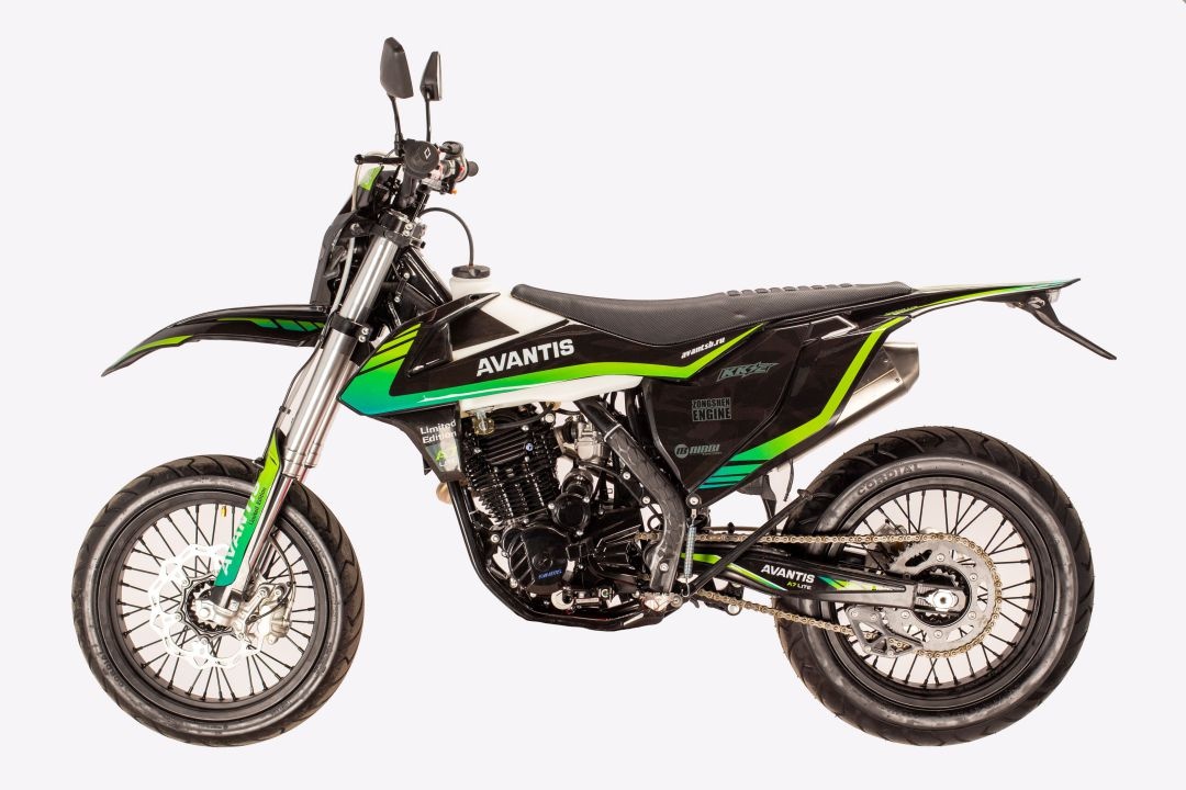 Мотоцикл Avantis A7 NEW Lite Motard (CB250-F/172FMM-3A) KKE (2023) ПТС
