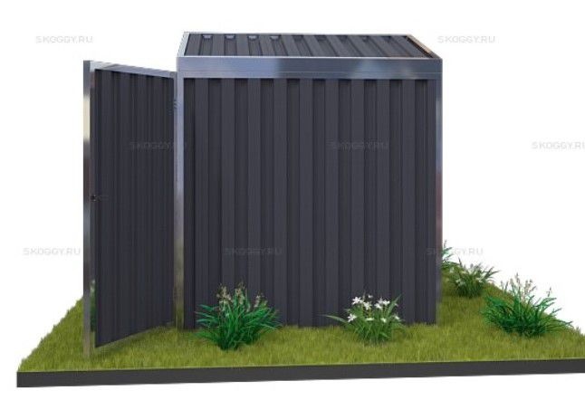 Металлический Гараж SKOGGY 2М Стандартный с двускатной крышей