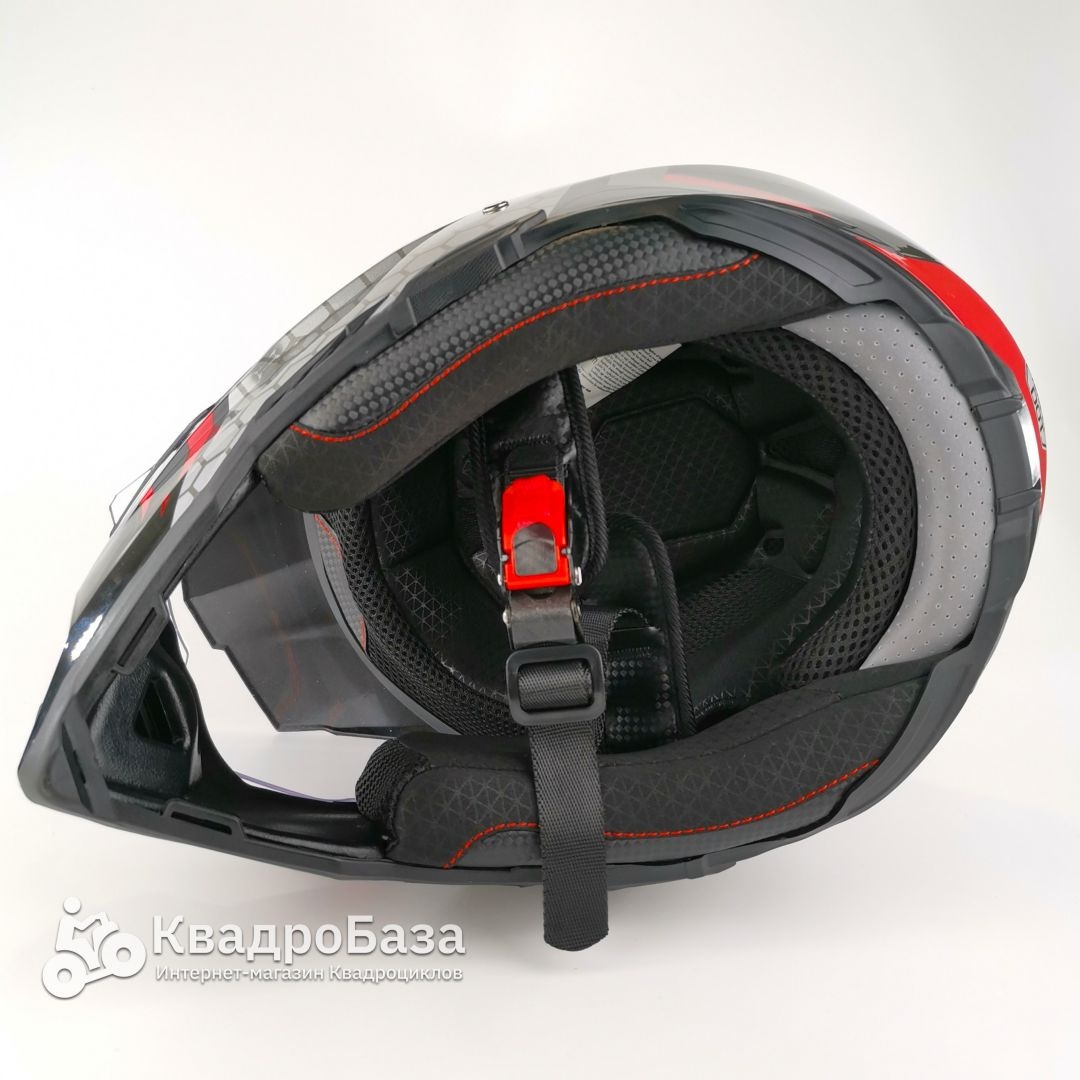 Мотошлем кроссовый Питбаза HWK с визором