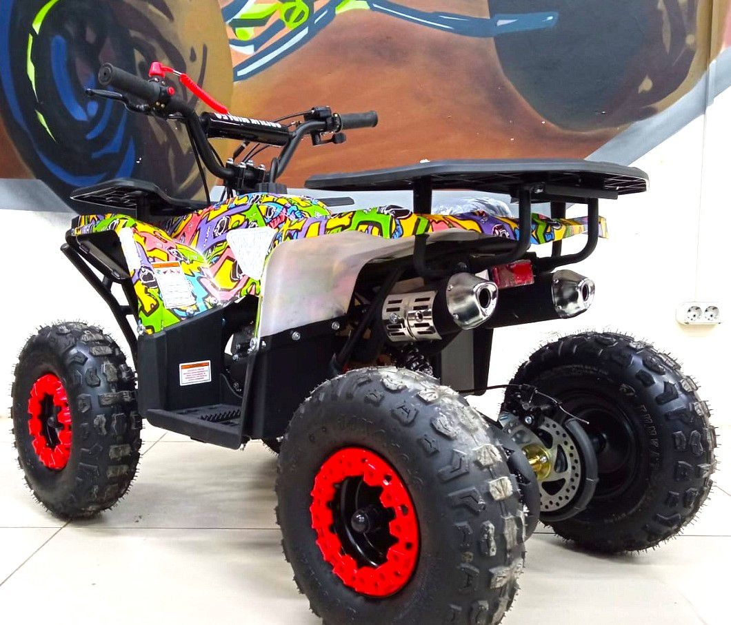 Детский бензиновый квадроцикл Motax GRIZLIK MIDI PS BW