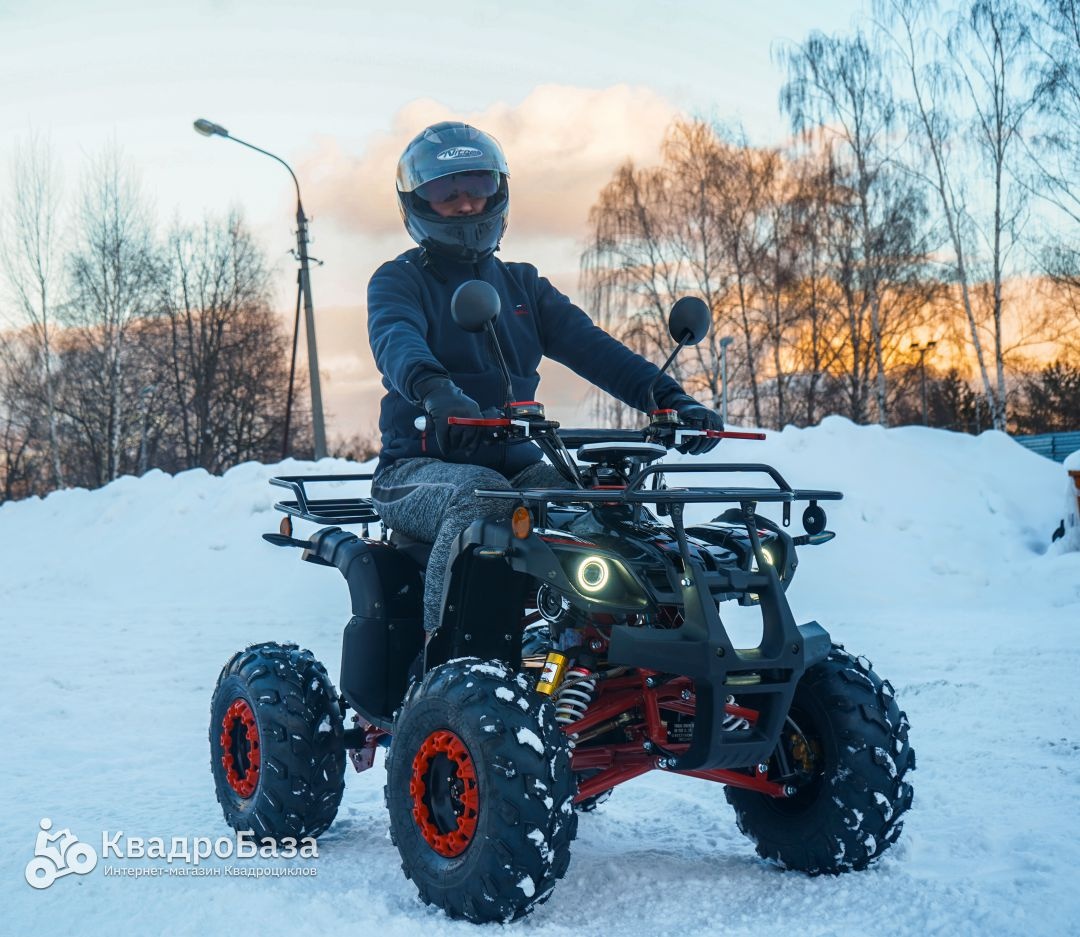 Электрический квадроцикл WHITE SIBERIA SNEG PRO 3000W