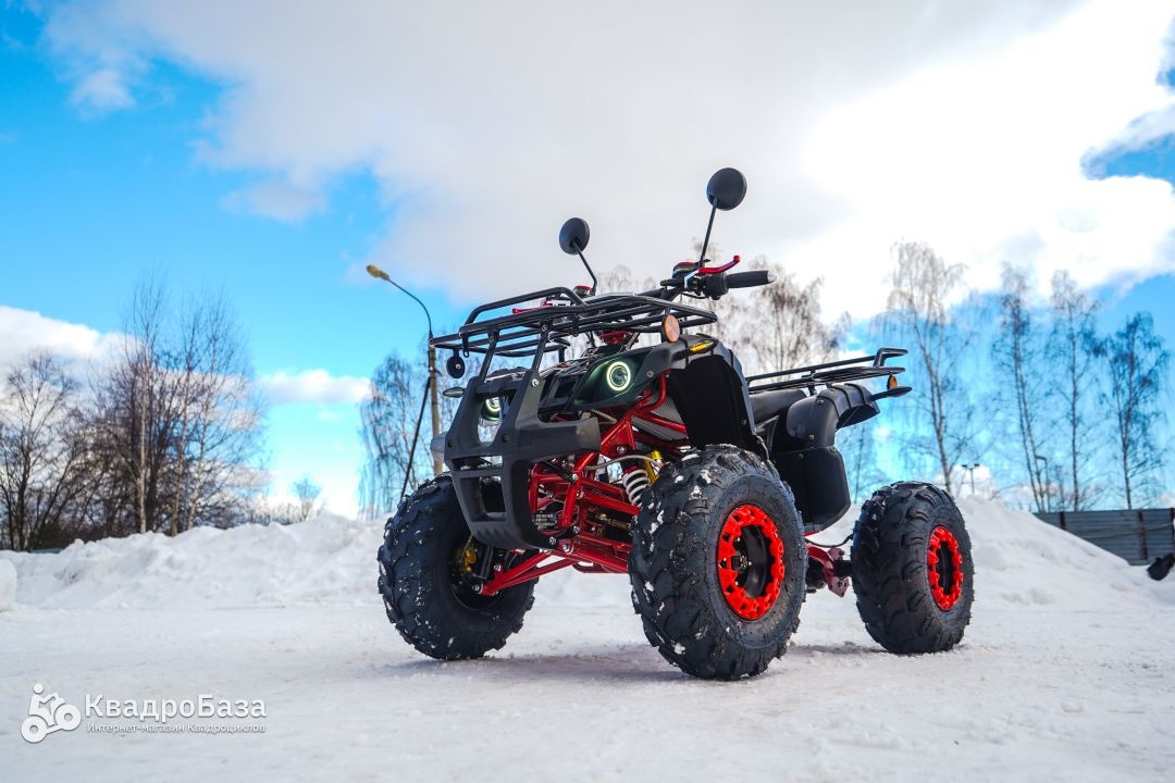 Электрический квадроцикл WHITE SIBERIA SNEG PRO 3000W