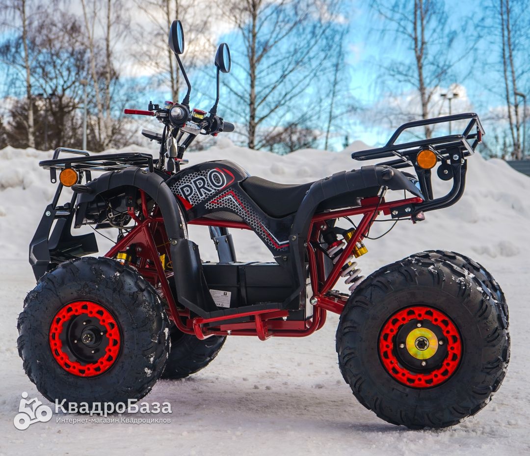 Электрический квадроцикл WHITE SIBERIA SNEG PRO 3000W