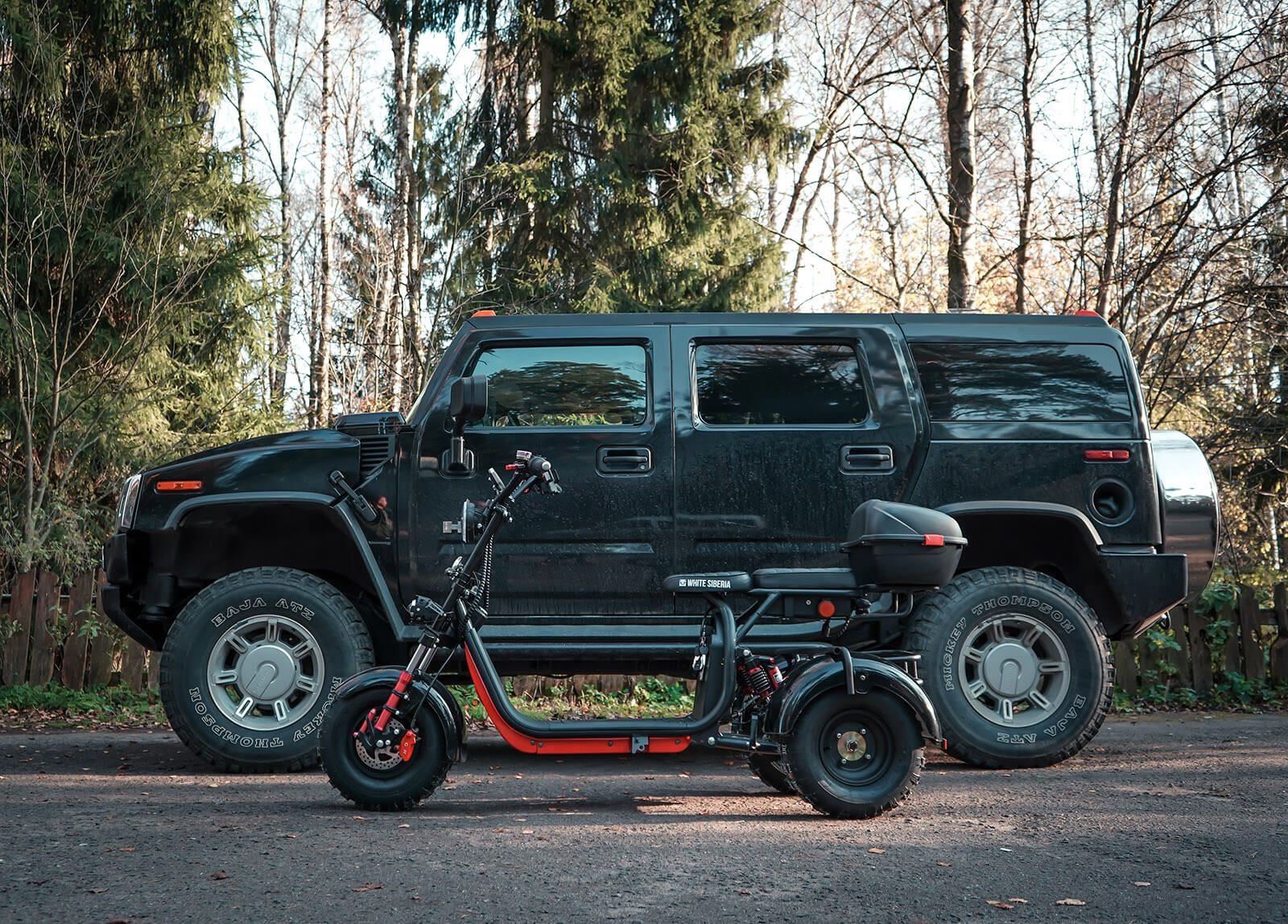 Трицикл WHITE SIBERIA PRO TRIKE+ 3000W