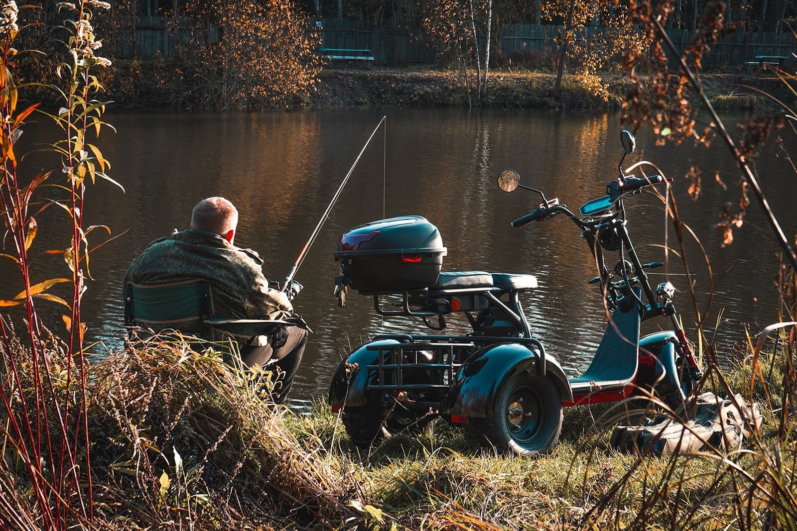 Трицикл WHITE SIBERIA PRO TRIKE+ 3000W