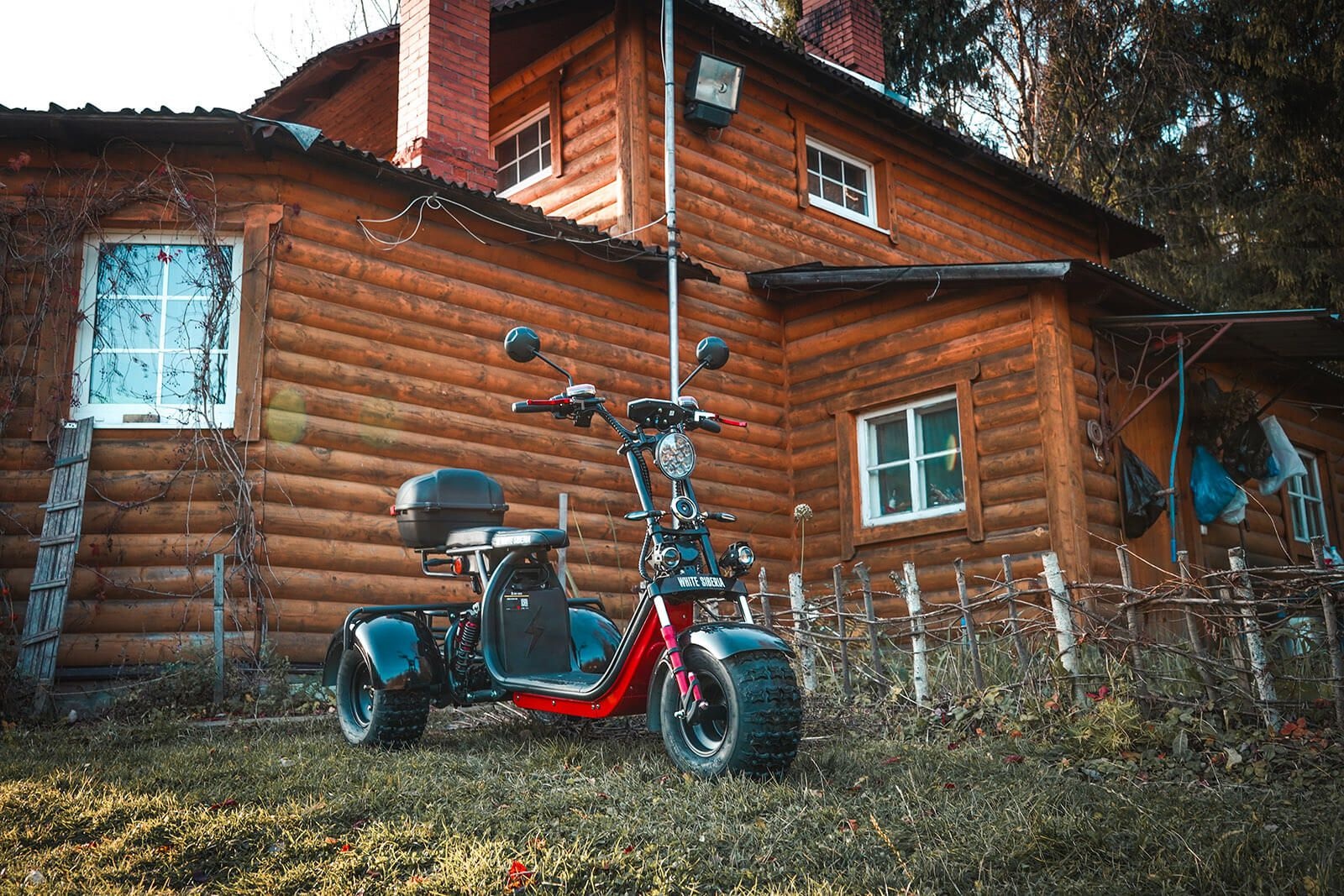 Трицикл WHITE SIBERIA PRO TRIKE+ 3000W