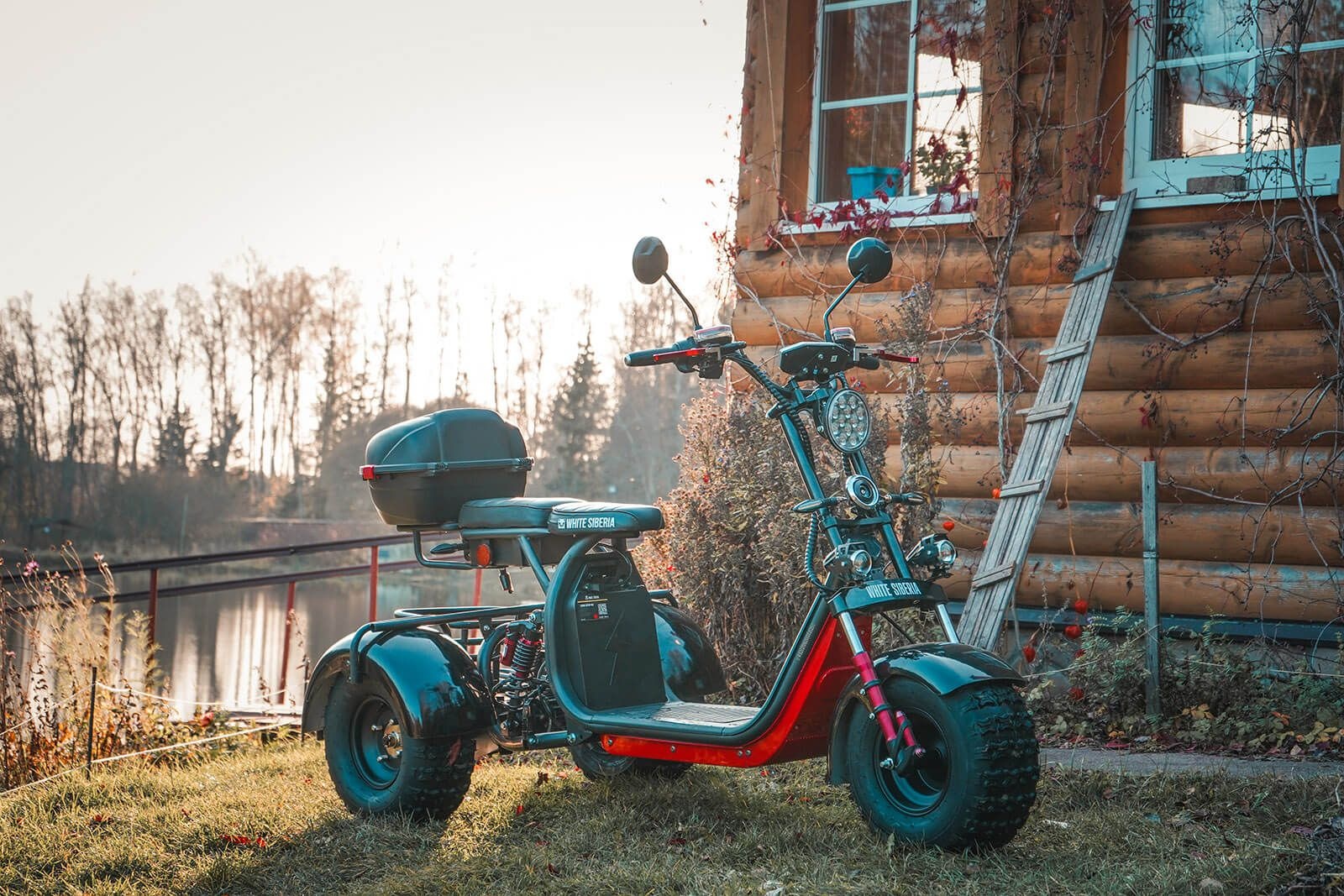 Трицикл WHITE SIBERIA PRO TRIKE+ 3000W