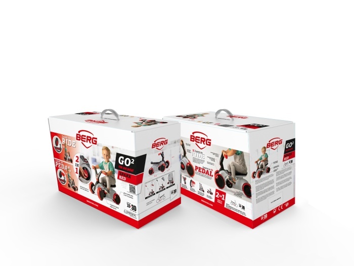Веломобиль BERG GO SparX Red