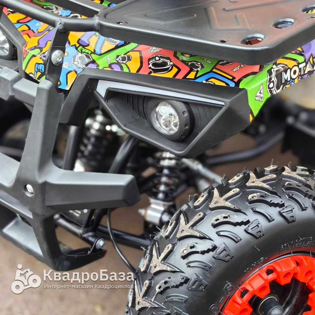 Детский бензиновый квадроцикл MOTAX GRIZLIK MINI ES BW